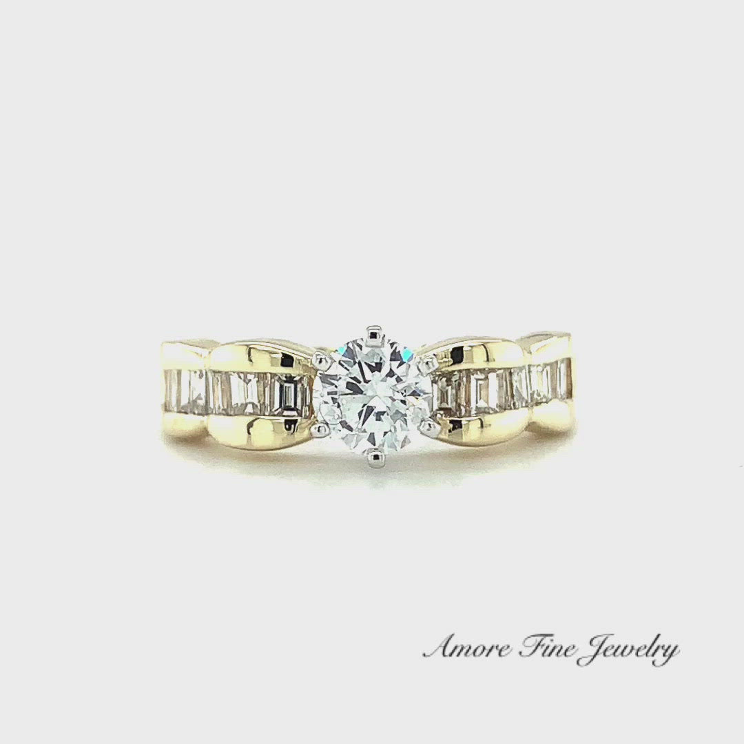 14kt Yellow Gold Engagement Ring