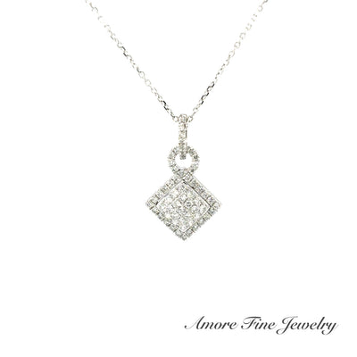 Rectangle Diamond Pendant