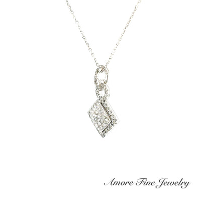 Rectangle Diamond Pendant