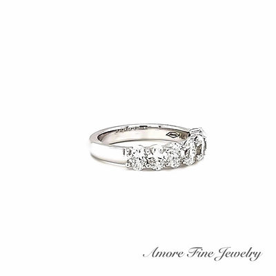 Natural Oval Diamond Wedding Ring