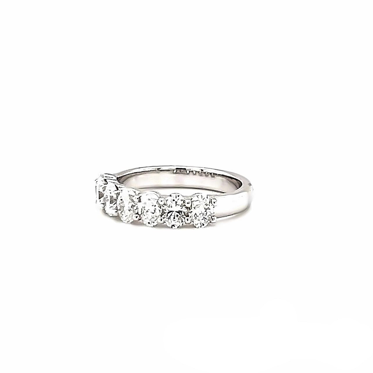 Natural Oval Diamond Wedding Ring