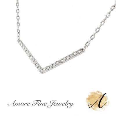 Diamond Chevron Necklace