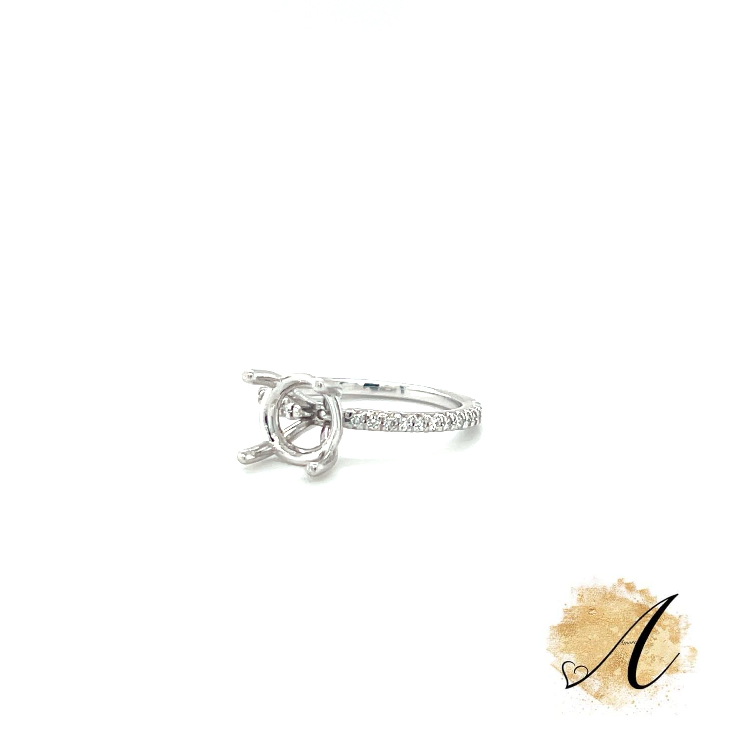 Fishtail Set Lab Diamond Engagement Ring – Amore Fine Jewelry