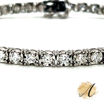 Lab Grown Diamond Tennis Bracelet