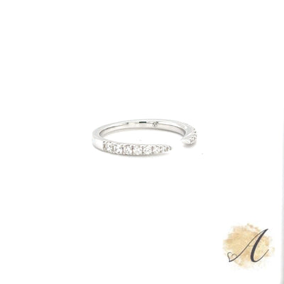 Pinched Diamond Ring