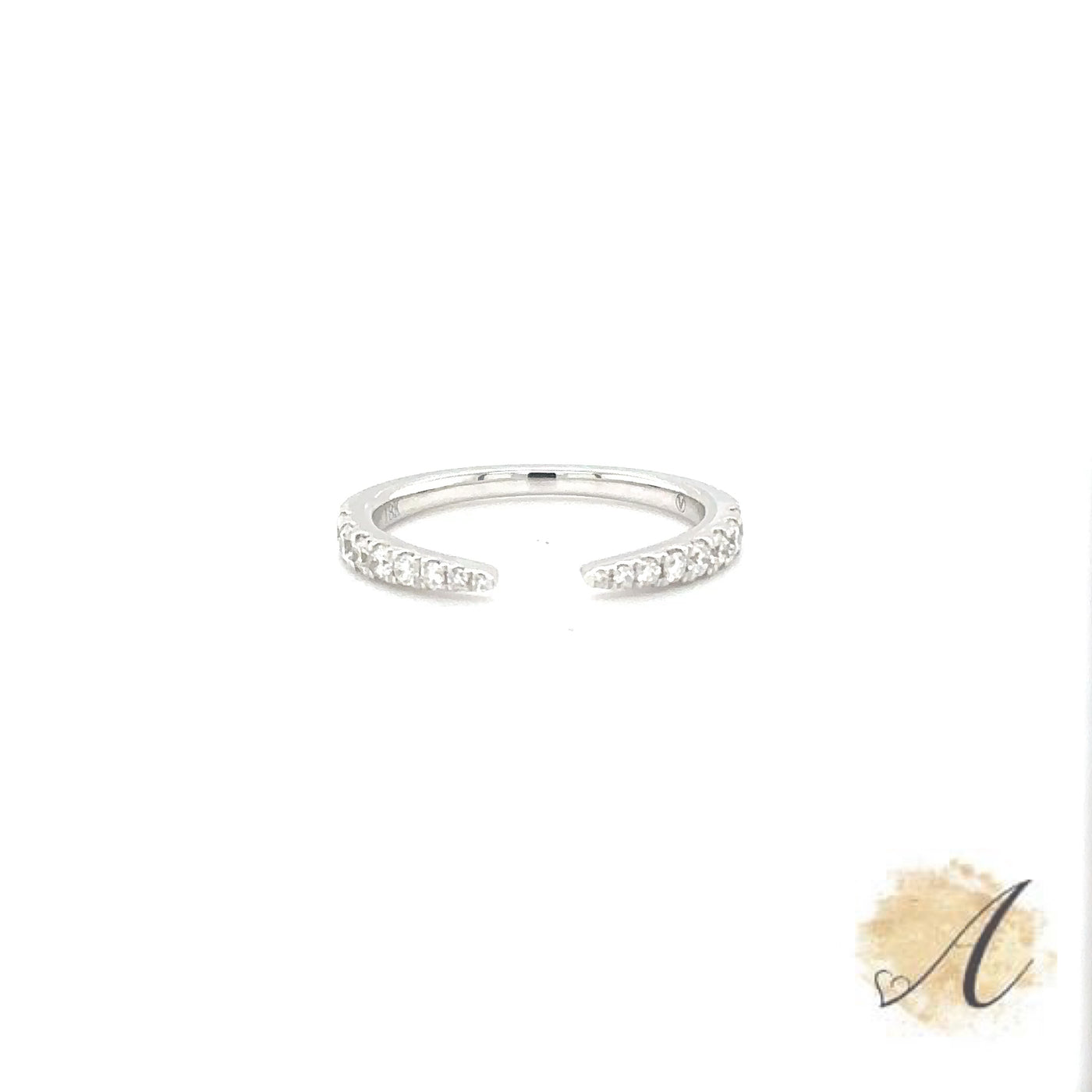 Pinched Diamond Ring