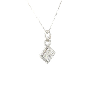 Rectangle Diamond Pendant