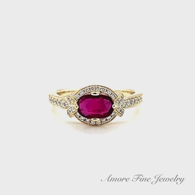 Stunning Siamese Ruby Ring