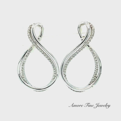 Infinity Diamond Earrings