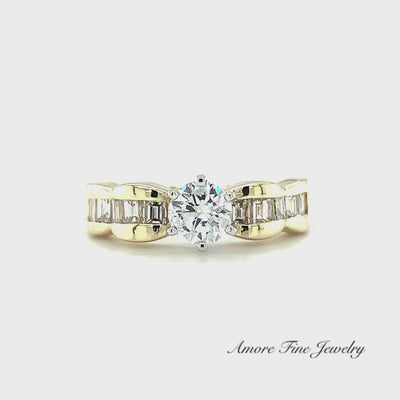14kt Yellow Gold Engagement Ring
