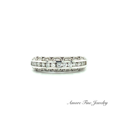 Channel Set Diamond Wedding Ring