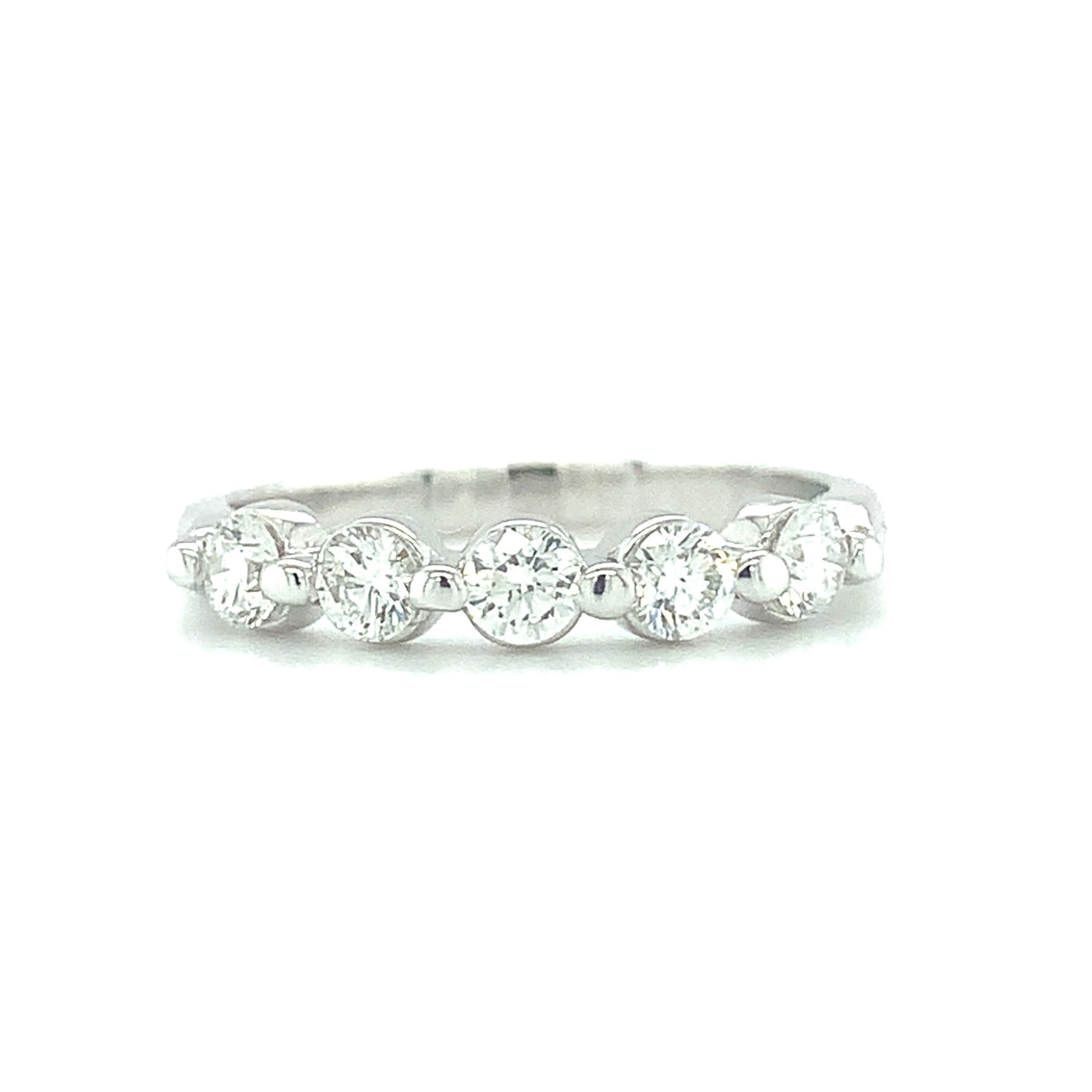 Quintessential Round Diamond Wedding Ring