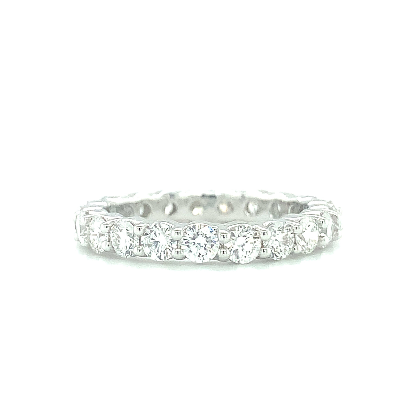 Round Diamond Eternity Wedding Ring