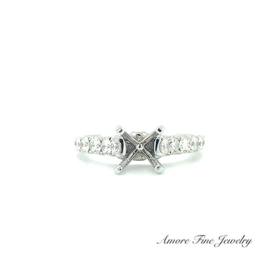 Amore's .71 Carat Diamond Engagement Ring Setting
